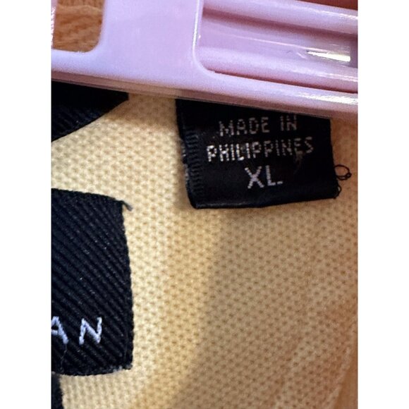 Greg Norman Play Dry Moisture Wicking Golf Shirt Sz XL True Yellow - Picture 9 of 9